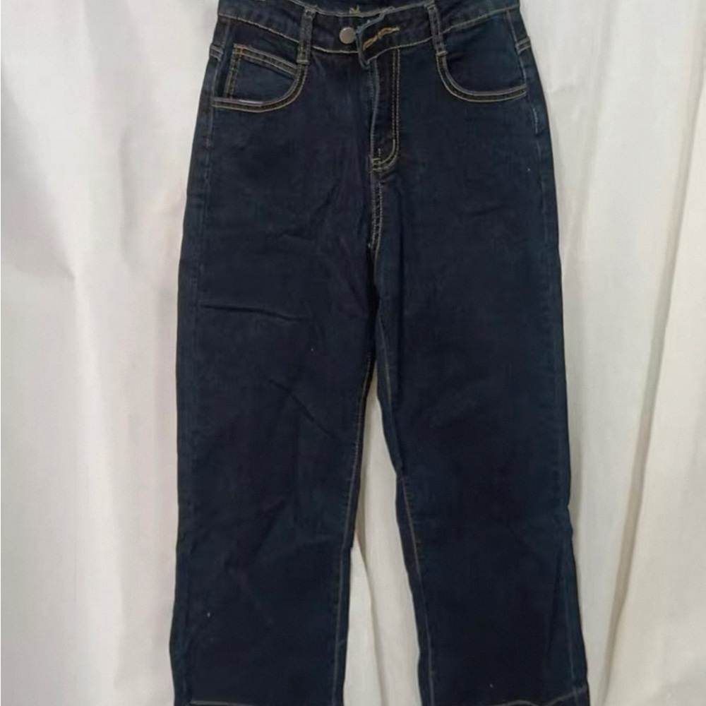 Mossimo Supply Co. Navy Straight Leg Jeans